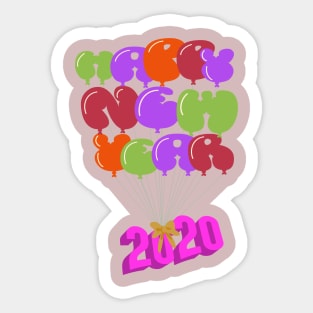 Happy new year Christmas 2020 Sticker